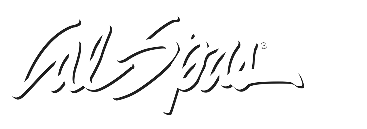 Calspas White logo hot tubs spas for sale Kingston